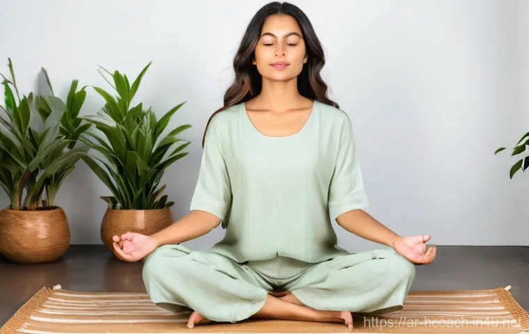 건강코칭에서 심리적 접근법 적용 - Prompt 1: Serene Inner Peace and Mindfulness**